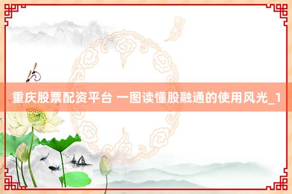 重庆股票配资平台 一图读懂股融通的使用风光_1